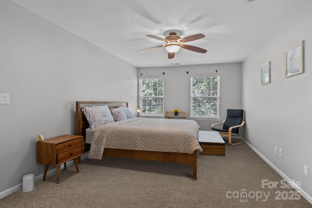 10327 Shelter Rock Ct, Charlotte, NC 28214 - carpeted bedroom featuring baseboards and a ceiling fan