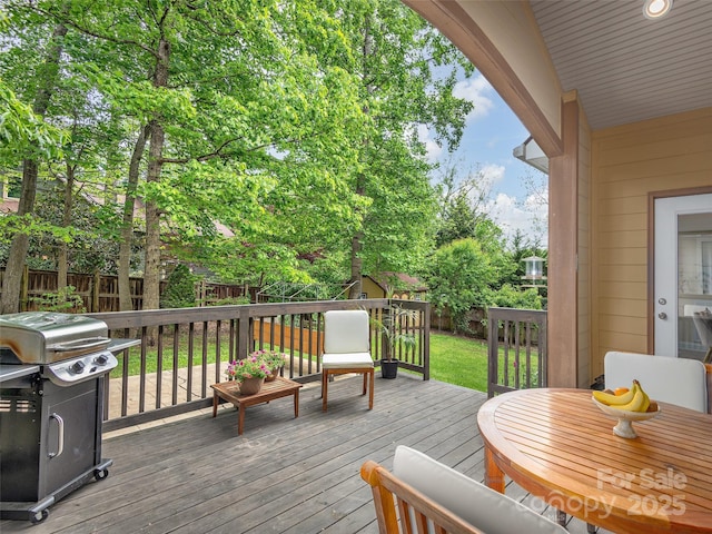 4 Alsatian Ln, Asheville, NC 28805 - deck featuring area for grilling