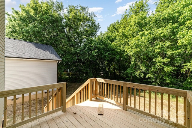view of deck