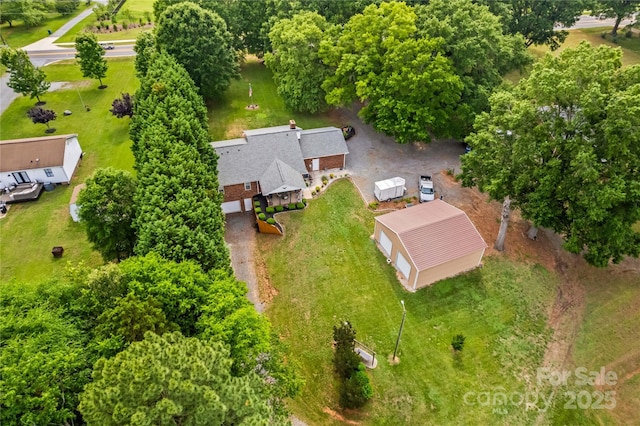 aerial view of property and surrounding area