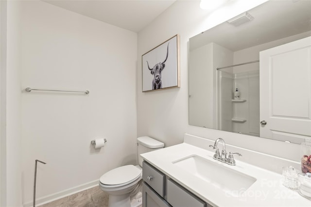 13221 Gadwal Pintail Dr, Charlotte, NC 28262 - full bath with toilet, vanity, a shower, and baseboards