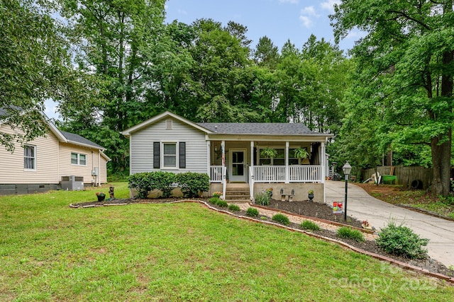 107 Oakland Rd, Belmont, NC 28012 - view of front of house with covered porch and concrete driveway