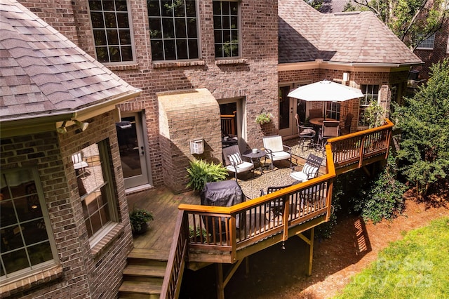 122 Sleepy Cove Trl, Mooresville, NC 28117 - deck featuring outdoor dining space