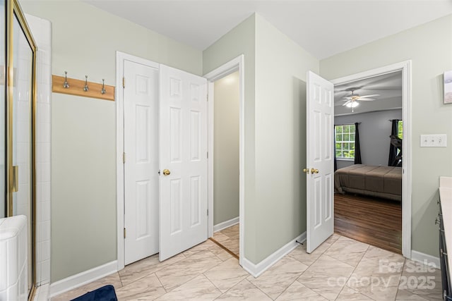 220 Glenville Dr, Fort Mill, SC 29715 - unfurnished bedroom featuring light marble finish flooring