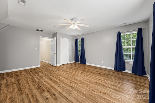220 Glenville Dr, Fort Mill, SC 29715 - spare room with ceiling fan and wood finished floors