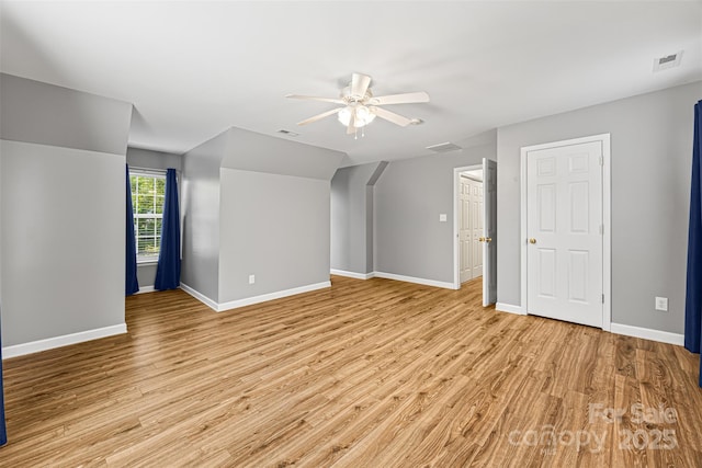 220 Glenville Dr, Fort Mill, SC 29715 - unfurnished room with light wood-type flooring and ceiling fan
