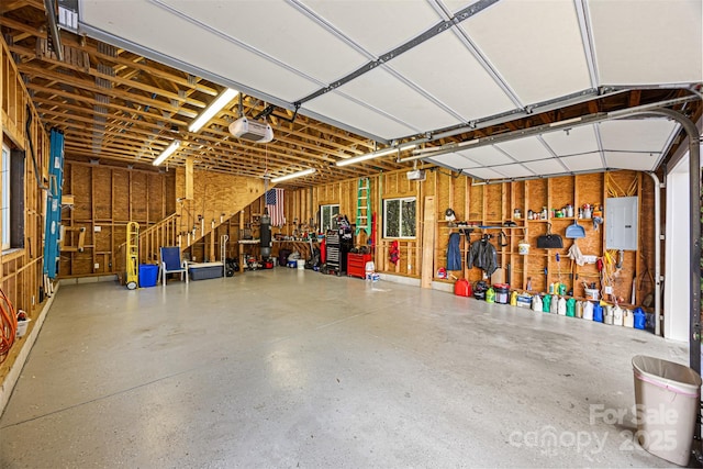 220 Glenville Dr, Fort Mill, SC 29715 - garage with electric panel and a garage door opener