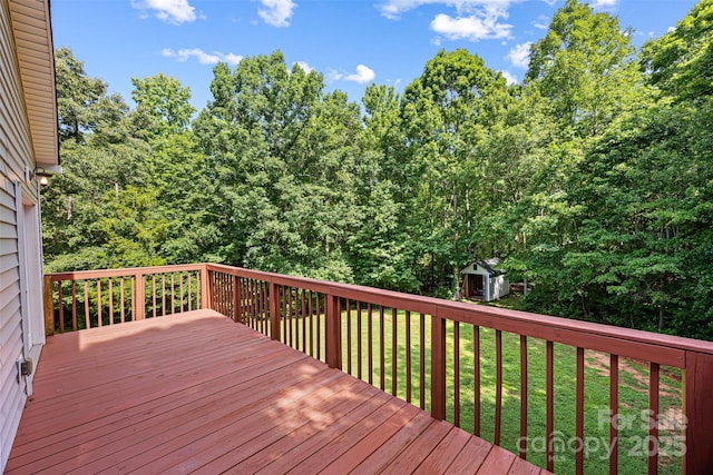 220 Glenville Dr, Fort Mill, SC 29715 - wooden terrace with a shed and a yard