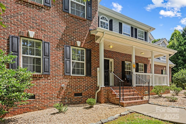 220 Glenville Dr, Fort Mill, SC 29715 - view of front of property featuring brick siding and covered porch