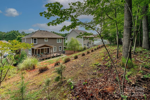1919 Madeira Cir, Waxhaw, NC 28173 - rear view of property with a wooden deck