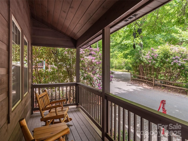 41 Trapper Ln, Waynesville, NC 28785 - view of deck