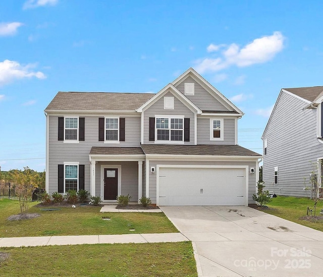 1433 Harleston St, Indian Trail, NC 28079 - view of front of property featuring a garage and concrete driveway