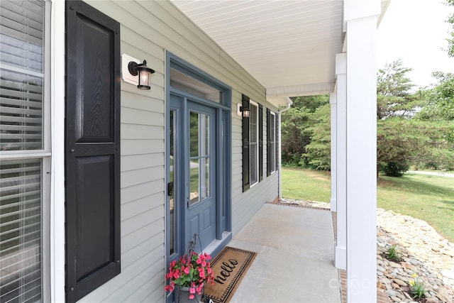 3709 Creek Ridge Dr, Denver, NC 28037 - property entrance with a porch