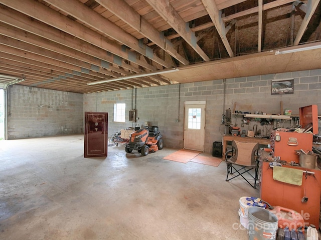 269 Johnson Dairy Rd, Mooresville, NC 28115 - basement featuring concrete block wall