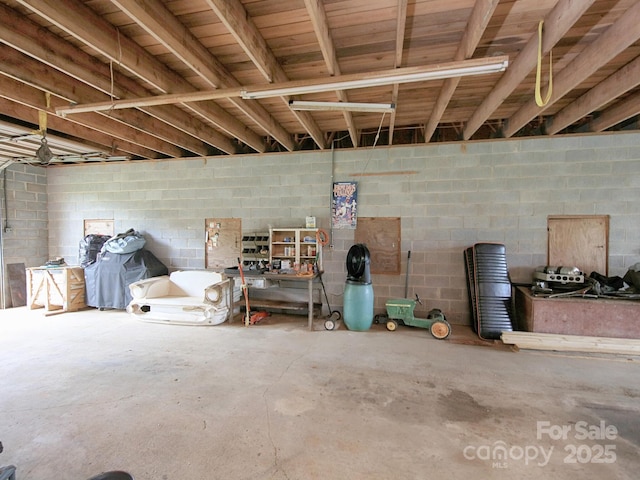 269 Johnson Dairy Rd, Mooresville, NC 28115 - basement featuring concrete block wall