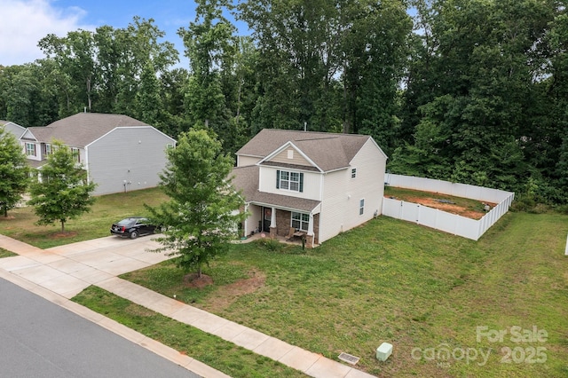 413 Wheat Field Dr, Mount Holly, NC 28120 - view of front facade with concrete driveway