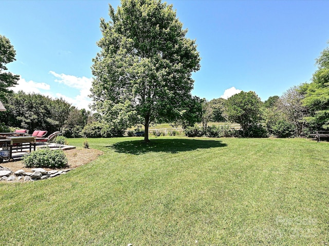 202 Cameron Dr, Kings Mountain, NC 28086 - view of green lawn featuring a patio