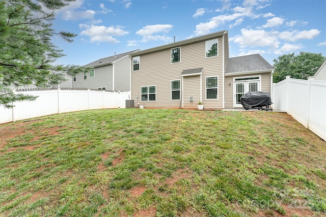 140 Wintergreen Ct, Lexington, NC 27295 - back of property with central AC unit