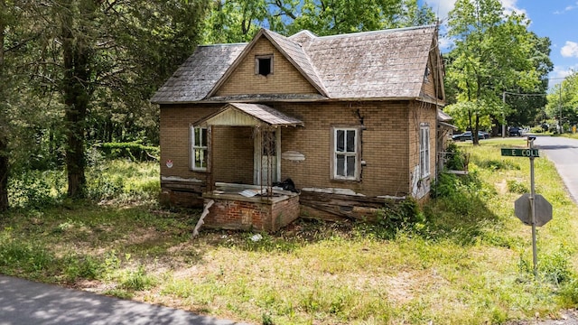 203 E College St, Star, NC 27356 - view of front of property with brick siding