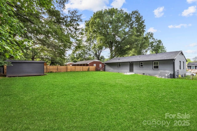 316 Fulton St, Kings Mountain, NC 28086 - view of yard