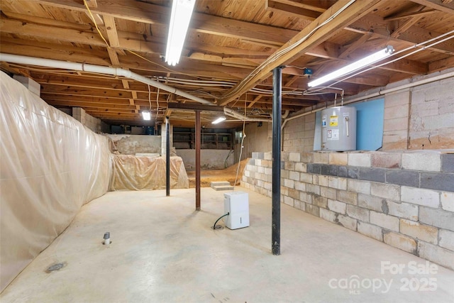 428 Jackson Rd, Fletcher, NC 28732 - unfinished below grade area featuring water heater