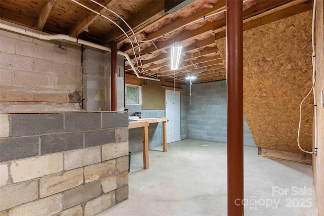428 Jackson Rd, Fletcher, NC 28732 - view of unfinished below grade area