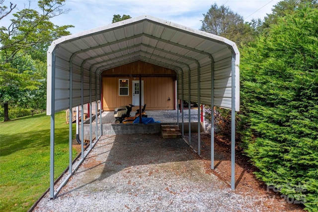 428 Jackson Rd, Fletcher, NC 28732 - view of vehicle parking with a carport