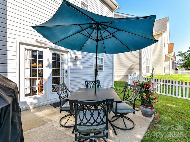 1564 Trippett St NW, Concord, NC 28027 - view of patio featuring outdoor dining space
