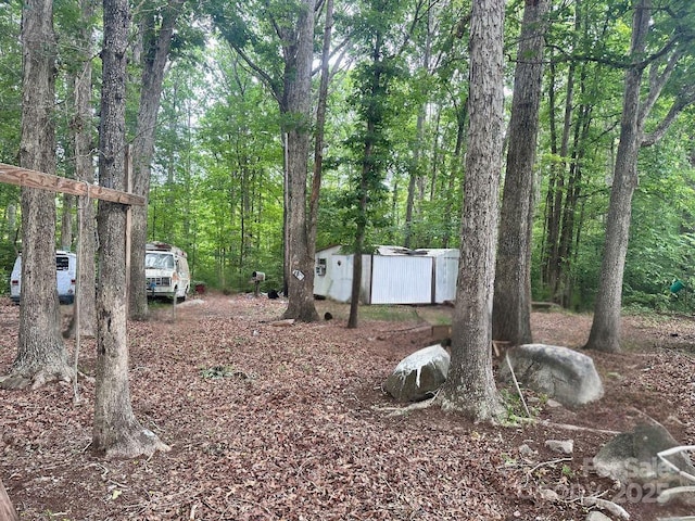 2206 Meadow Rd, Clover, SC 29710 - view of yard featuring a view of trees