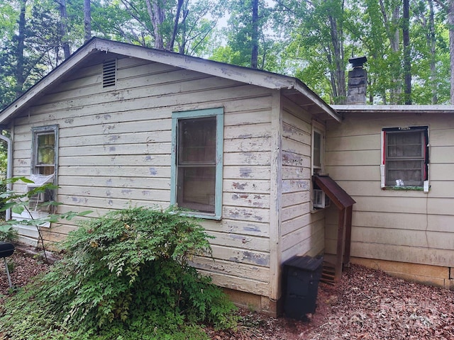 2206 Meadow Rd, Clover, SC 29710 - view of property exterior with a chimney
