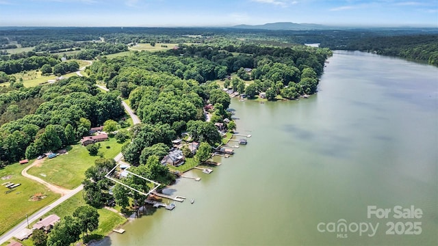 4920 Longfield St, Claremont, NC 28610 - aerial view of a nearby body of water and a forest