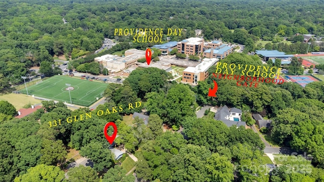 331 Glen Oaks Rd, Charlotte, NC 28270 - drone / aerial view of a forest