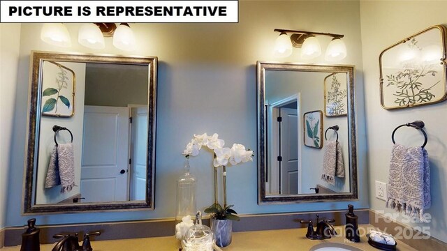 124 S Shayna Rd, Troutman, NC 28166 - bathroom with vanity