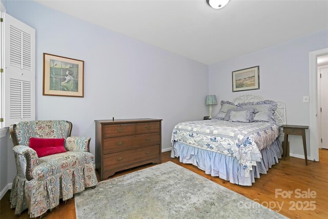 168 River Ridge Rd, Brevard, NC 28712 - bedroom featuring wood finished floors and baseboards