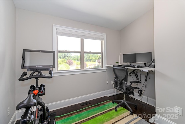 324 Squash Harvest Ct, Matthews, NC 28104 - home office featuring baseboards