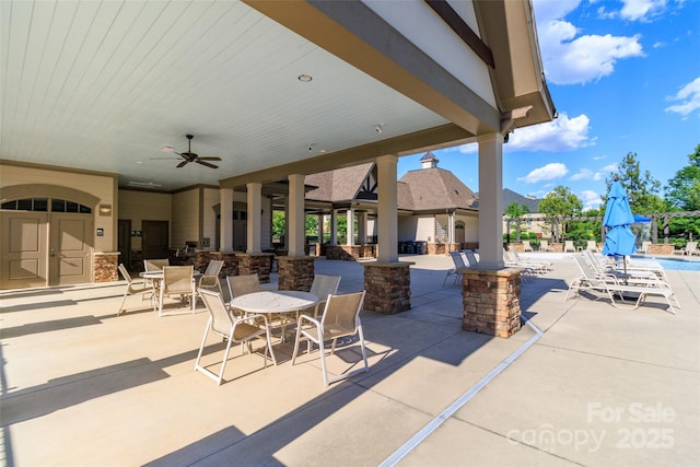 324 Squash Harvest Ct, Matthews, NC 28104 - view of patio / terrace with outdoor dining area