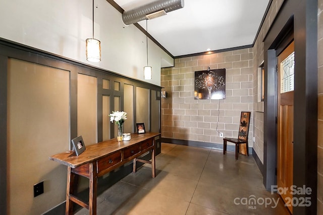 14701 Cabarrus Rd, Mint Hill, NC 28227 - corridor featuring ornamental molding