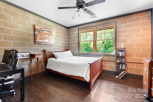 14701 Cabarrus Rd, Mint Hill, NC 28227 - bedroom featuring dark wood-type flooring