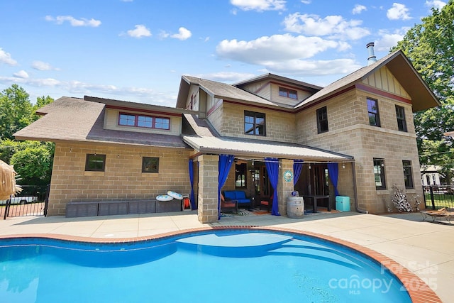 14701 Cabarrus Rd, Mint Hill, NC 28227 - view of swimming pool featuring a patio area