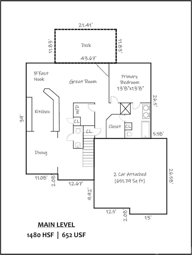 3124 17th Street Ln NE, Hickory, NC 28601 - home floor plan