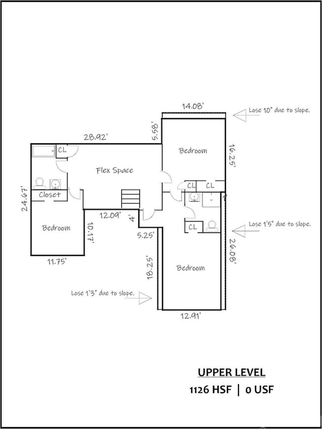 3124 17th Street Ln NE, Hickory, NC 28601 - floor plan / room layout