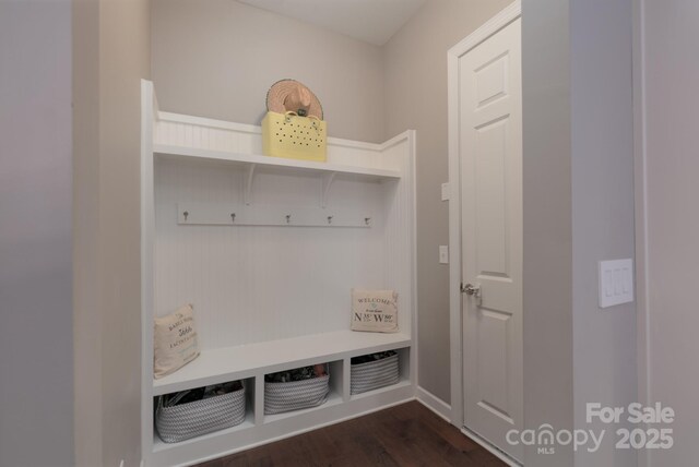 3666 Jacinta Ct, Tega Cay, SC 29708 - mudroom featuring dark wood-style flooring