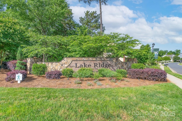 3666 Jacinta Ct, Tega Cay, SC 29708 - community sign with a lawn