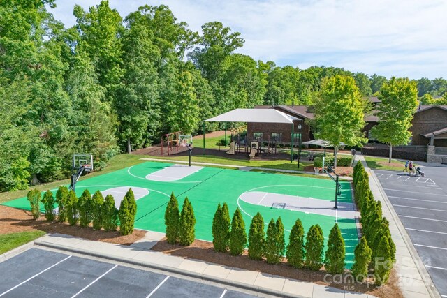 3666 Jacinta Ct, Tega Cay, SC 29708 - view of sport court featuring community basketball court