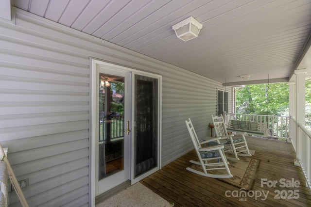 view of porch