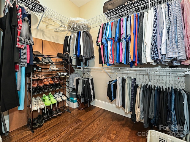 5425 Closeburn Rd, Charlotte, NC 28210 - spacious closet featuring wood finished floors