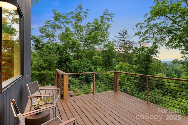 7 Big Rocky Top Dr, Weaverville, NC 28787 - view of deck