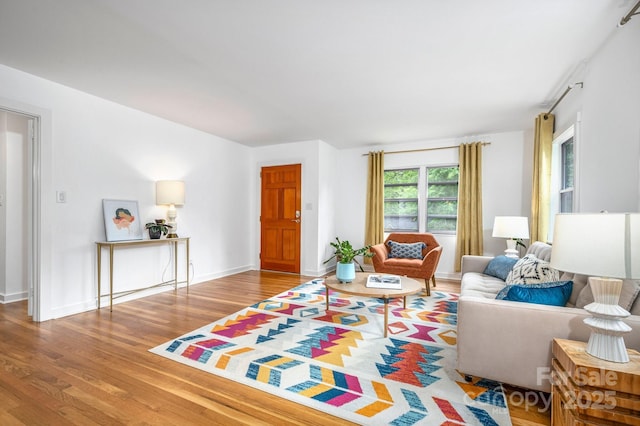 12 Canterbury Rd, Asheville, NC 28805 - living room with wood finished floors and baseboards