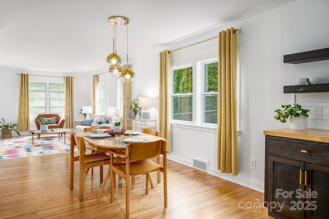 12 Canterbury Rd, Asheville, NC 28805 - dining space featuring healthy amount of natural light and light wood finished floors