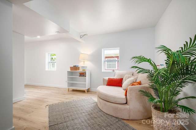 12 Canterbury Rd, Asheville, NC 28805 - living area featuring wood finished floors and baseboards